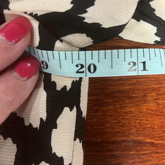 Molly & Maxx Womens Blazer/Jacket PM Black Tan Zip Front Animal Print Lined EUC - Picture 8 of 10